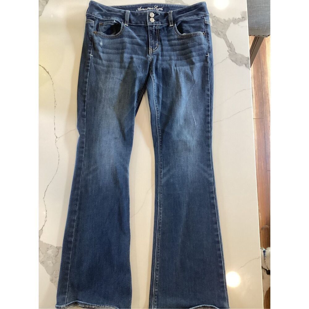 American Eagle Real Flare Jeans Sz 10 Stretch